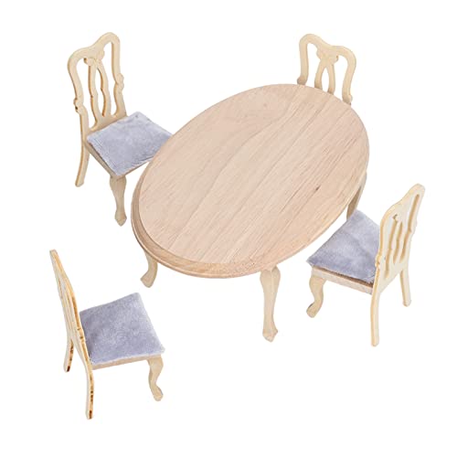 1:12 Puppenhaustisch und Stuhlset Puppenhausmöbel Puppenhauszubehör Dollhouse Möbel Puppenhauszubehör Puppenhausdekoration Für Mädchen Kleinkinder 3 Jahre alt 1:12 Puppenhaustisch und Stuhlset Puppenhausmöbel Puppenhauszubehör Dollhouse Möbel Puppenhauszubehör Puppenhausdekoration Für Mädchen Kleinkinder 3 Jahre alt von Gonetre