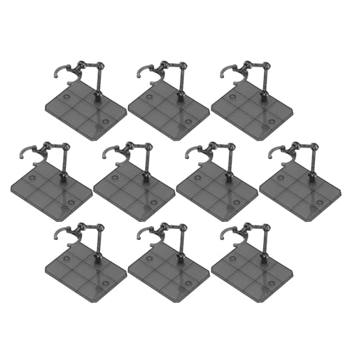 10 Stück Actionfigurenständer, Figurenständer, Figurenmodellständer, Hohe Stabilität, Figurenständer, Basismodellständer für 6-Zoll-Gundam-Actionfiguren, Puppenfiguren 10 Stück Actionfigurenständer, Figurenständer, Figurenmodellständer, Hohe Stabilität, Figurenständer, Basismodellständer für 6-Zoll-Gundam-Actionfiguren, Puppenfiguren von Gonetre