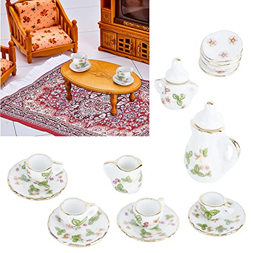 15pcs 1/12 Puppenhaus Keramik Teetasse Set Miniatur Puppenhaus Teetasse Set Teetasse Haus Zubehör Puppenhaus Möbel Puppenhaus Möbel Puppenhaus Zubehör Puppenhaus Dekoration (3 15pcs 1/12 Puppenhaus Keramik Teetasse Set Miniatur Puppenhaus Teetasse Set Teetasse Haus Zubehör Puppenhaus Möbel Puppenhaus Möbel Puppenhaus Zubehör Puppenhaus Dekoration (3 von Gonetre