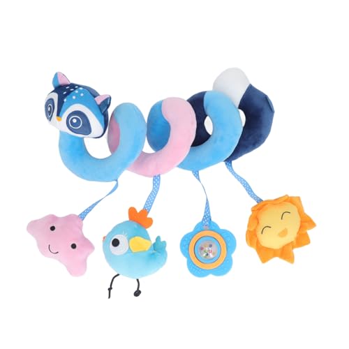 Gonetre Babyspielzeug, Kinderwagen Crib Cot Spiral -Kinderwagenspielzeug, Niedliche Plüschaktivität Spiralhänge -Rasseln für 0 3 6 9 12 Mädchen Aktivitätswerkzeuge für Baby Kinderwagen Gonetre Babyspielzeug, Kinderwagen Crib Cot Spiral -Kinderwagenspielzeug, Niedliche Plüschaktivität Spiralhänge -Rasseln für 0 3 6 9 12 Mädchen Aktivitätswerkzeuge für Baby Kinderwagen von Gonetre