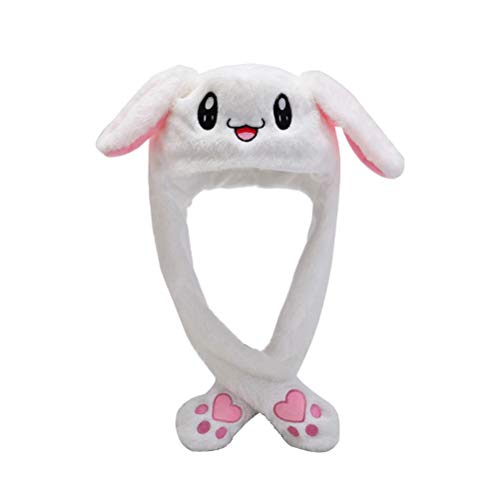 Gonetre Bunny Hut mit Beweglichen Ohren Süßer Cartoon Plüschhut Bewegliche Ohren Hut für Frauen Kind Mädchen Weich Bequemer Multi Zweck Ostern Winter Halloween Blau Rosa weiß Größe (Nicht mit Gonetre Bunny Hut mit Beweglichen Ohren Süßer Cartoon Plüschhut Bewegliche Ohren Hut für Frauen Kind Mädchen Weich Bequemer Multi Zweck Ostern Winter Halloween Blau Rosa weiß Größe (Nicht mit von Gonetre