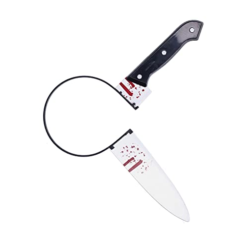 Gonetre Halloween Bloody Cleaver Stirnband Gruseliges Kostümzubehör Schrecklich Realistische Dauerhafte Sichere Plastik -Requisite für Halloween -Party Gonetre Halloween Bloody Cleaver Stirnband Gruseliges Kostümzubehör Schrecklich Realistische Dauerhafte Sichere Plastik -Requisite für Halloween -Party von Gonetre