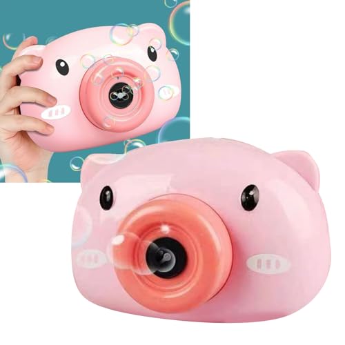 Gonetre Kinder-Schweinchen-Blasenmaschine, Spielzeug, Cartoon-Schweinchen, Kameraförmig, Automatisches Blasenherstellungsspielzeug, Automatisches Blasenmacher-Spielzeug für Mädchen, Gonetre Kinder-Schweinchen-Blasenmaschine, Spielzeug, Cartoon-Schweinchen, Kameraförmig, Automatisches Blasenherstellungsspielzeug, Automatisches Blasenmacher-Spielzeug für Mädchen, von Gonetre