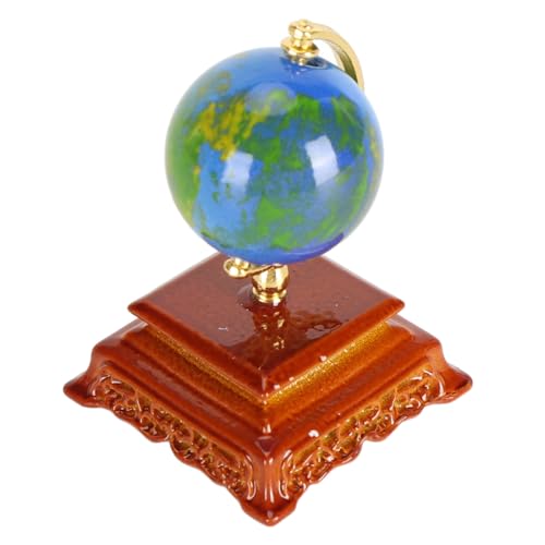 Gonetre Miniatur-Weltkugel-Studie, Dekorative Puppenhaus-Globus-Ornamente für Puppenhaus-Zubehör, Display, Foto-Requisite Gonetre Miniatur-Weltkugel-Studie, Dekorative Puppenhaus-Globus-Ornamente für Puppenhaus-Zubehör, Display, Foto-Requisite von Gonetre