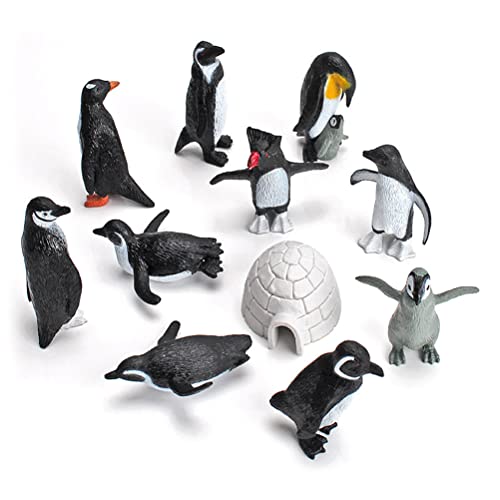 Gonetre PVC - -Figuren Süße Simulation Ozean Tier -Figurenmodell Spielzeug Kinderkognitive Tier Ornamente Material PVC Gewicht 106 G Paket Enthalten 11 Ornamente von Gonetre