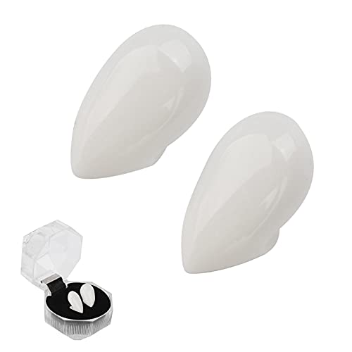 Gonetre Vampirzähne Gefälschte Zähne Harz Halloween Cosplay -Zahnersatz Requisite für Erwachsene Werwolf Zombie Kostümzubehör (13mm) von Gonetre