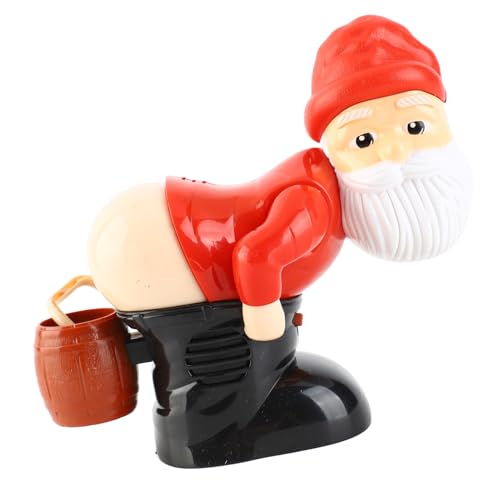 Gonetre Weihnachten Bubble Machine Button Control Lustiger Bubble Maker mit Festlichem Design für Urlaubsfeiern und Familienversammlungen Langlebiger Kunststoffmaterial von Gonetre