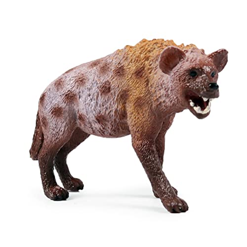 Hyäne -Figur -Ornamente Simulation PVC Hyäne Wildtiere Figur Sammelbare Hyäne Modell Spielzeug für Bildungsrequisiten und Lustige Geschenke (Hyäne) von Gonetre