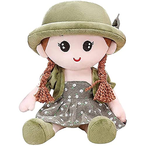 Soft Baby Girl Stoffpuppe Gefülltes Puppenspielzeug 35 Cm/13,8 Zoll Kuscheliger Süßer Prinzessin Ragpuppe mit Kleid und Hut, Ideale Erste Puppe für Babys & Kleinkinder, (Xiner Soft Baby Girl Stoffpuppe Gefülltes Puppenspielzeug 35 Cm/13,8 Zoll Kuscheliger Süßer Prinzessin Ragpuppe mit Kleid und Hut, Ideale Erste Puppe für Babys & Kleinkinder, (Xiner von Gonetre