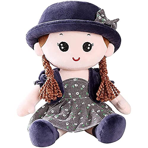 Soft Baby Girl Stoffpuppe Gefülltes Puppenspielzeug 35 Cm/13,8 Zoll Kuscheliger Süßer Prinzessin Ragpuppe mit Kleid und Hut, Ideale Erste Puppe für Babys & Kleinkinder, (Xiner Soft Baby Girl Stoffpuppe Gefülltes Puppenspielzeug 35 Cm/13,8 Zoll Kuscheliger Süßer Prinzessin Ragpuppe mit Kleid und Hut, Ideale Erste Puppe für Babys & Kleinkinder, (Xiner von Gonetre