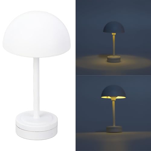 Gonetre Weiße halbrunde Puppenhaus-Tischlampe im Maßstab 1:12, Miniatur-LED-Licht, Wichtel-Miniatur-Puppenhaus-Modelldekoration, Wichtel-Raumbeleuchtung, Möbel, Puppenhaus-Zubehör Gonetre Weiße halbrunde Puppenhaus-Tischlampe im Maßstab 1:12, Miniatur-LED-Licht, Wichtel-Miniatur-Puppenhaus-Modelldekoration, Wichtel-Raumbeleuchtung, Möbel, Puppenhaus-Zubehör von Gonetre