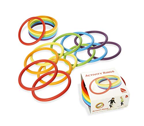 Gonge Activity Rings Wurfringe Jonglierringe Koordinationstraining 24er Set von Gonge