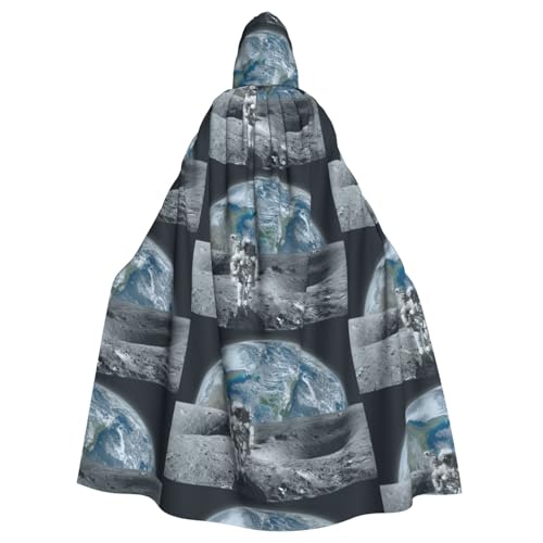 Gongjuy Astronauten-Partyumhang für Erwachsene, Zubehör, Halloween-Zauberer, Übergröße, Horror-Umhang mit Kapuze Gongjuy Astronauten-Partyumhang für Erwachsene, Zubehör, Halloween-Zauberer, Übergröße, Horror-Umhang mit Kapuze von Gongjuy