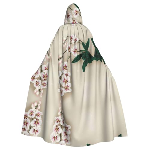 Gongjuy Bell Orchidee Partyumhang für Erwachsene, Halloween-Zauberer, Übergröße, Horror-Umhang mit Kapuze Gongjuy Bell Orchidee Partyumhang für Erwachsene, Halloween-Zauberer, Übergröße, Horror-Umhang mit Kapuze von Gongjuy