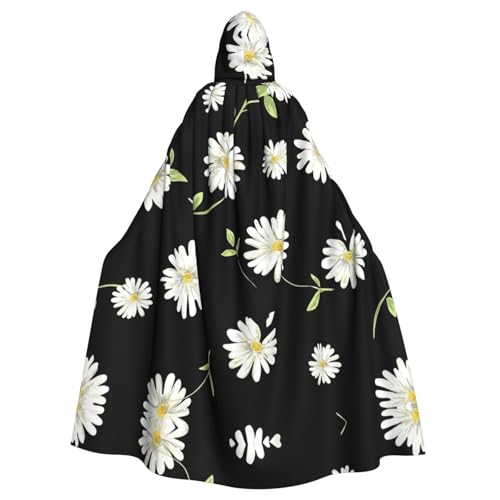 Gongjuy Daisy Party-Umhang für Erwachsene, Halloween, Zauberer, Übergröße, Horror-Umhang mit Kapuze Gongjuy Daisy Party-Umhang für Erwachsene, Halloween, Zauberer, Übergröße, Horror-Umhang mit Kapuze von Gongjuy