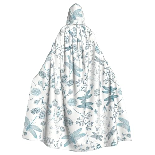 Gongjuy Dragonfly Party-Umhang für Erwachsene, Halloween-Zauberer, Übergröße, Horror-Umhang mit Kapuze Gongjuy Dragonfly Party-Umhang für Erwachsene, Halloween-Zauberer, Übergröße, Horror-Umhang mit Kapuze von Gongjuy