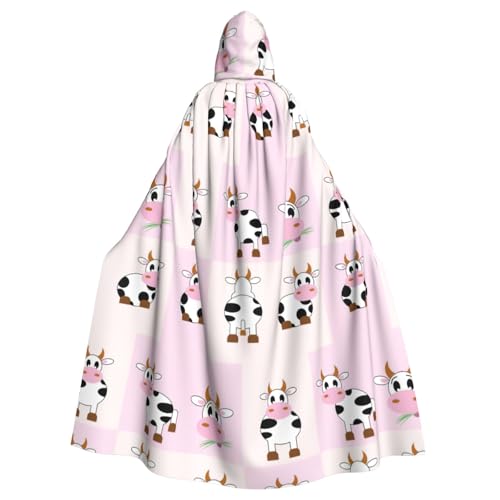 Gongjuy Kuhmilch Partyumhang für Erwachsene, Kostüm-Zubehör, Halloween-Zauberer, Übergröße, Horror-Umhang mit Kapuze Gongjuy Kuhmilch Partyumhang für Erwachsene, Kostüm-Zubehör, Halloween-Zauberer, Übergröße, Horror-Umhang mit Kapuze von Gongjuy