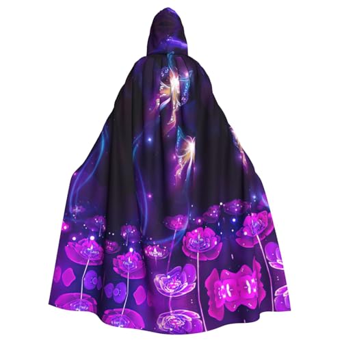 Gongjuy Lila Schmetterling Erwachsene Party Umhang Kleidung Zubehör Erwachsene Halloween Zauberer Übergröße Kapuze Horror Umhang Gongjuy Lila Schmetterling Erwachsene Party Umhang Kleidung Zubehör Erwachsene Halloween Zauberer Übergröße Kapuze Horror Umhang von Gongjuy