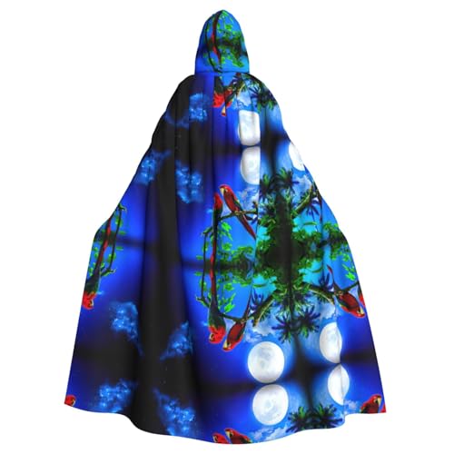 Gongjuy Parrot Partyumhang für Erwachsene, Zubehör, Halloween-Zauberer, Übergröße, Horror-Umhang mit Kapuze Gongjuy Parrot Partyumhang für Erwachsene, Zubehör, Halloween-Zauberer, Übergröße, Horror-Umhang mit Kapuze von Gongjuy