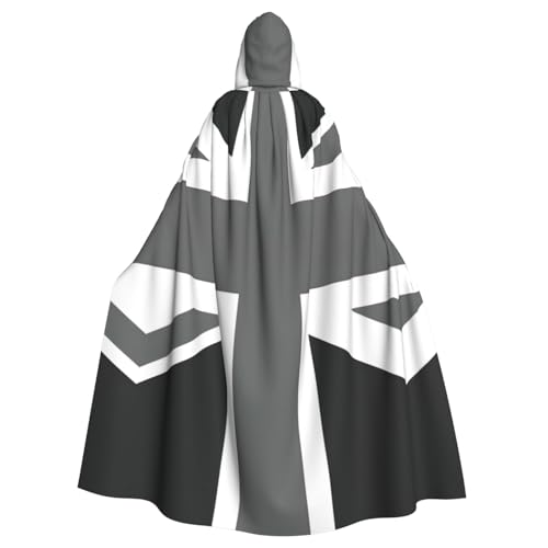 Gongjuy Party-Umhang mit Nationalflagge des Vereinigten Königreichs, Erwachsenen-Kostüm, Halloween-Zauberer, Übergröße, Horror-Umhang mit Kapuze Gongjuy Party-Umhang mit Nationalflagge des Vereinigten Königreichs, Erwachsenen-Kostüm, Halloween-Zauberer, Übergröße, Horror-Umhang mit Kapuze von Gongjuy