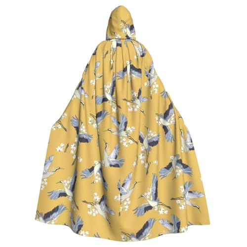 Gongjuy Party-Umhang mit Vögeln für Erwachsene, Halloween, Zauberer, Übergröße, Horror-Umhang mit Kapuze Gongjuy Party-Umhang mit Vögeln für Erwachsene, Halloween, Zauberer, Übergröße, Horror-Umhang mit Kapuze von Gongjuy