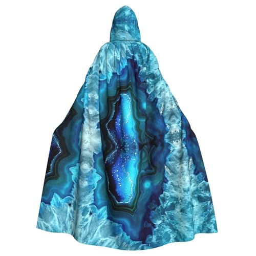 Gongjuy Partyumhang für Erwachsene, Hellblau, Türkis, Halloween-Zauberer, Übergröße, Horror-Umhang mit Kapuze Gongjuy Partyumhang für Erwachsene, Hellblau, Türkis, Halloween-Zauberer, Übergröße, Horror-Umhang mit Kapuze von Gongjuy