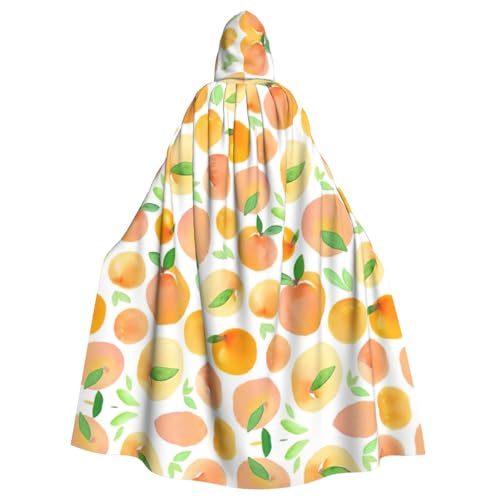 Gongjuy Pfirsichfarbener Party-Umhang für Erwachsene, Halloween-Zauberer, Übergröße, Horror-Umhang mit Kapuze Gongjuy Pfirsichfarbener Party-Umhang für Erwachsene, Halloween-Zauberer, Übergröße, Horror-Umhang mit Kapuze von Gongjuy
