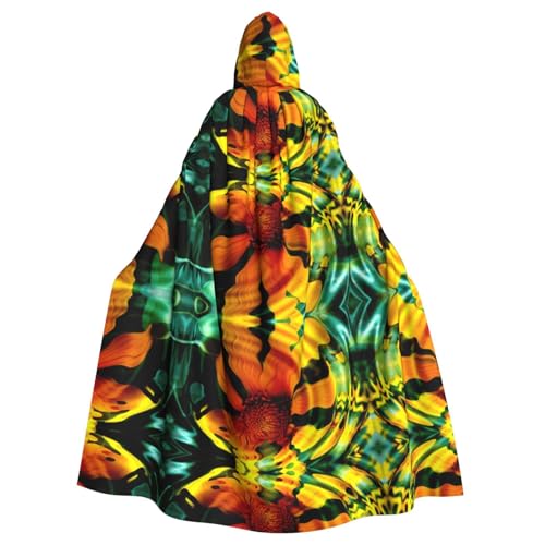 Gongjuy Sonnenblume im Wasser Partyumhang für Erwachsene, Halloween-Zauberer, Übergröße, Horror-Umhang mit Kapuze Gongjuy Sonnenblume im Wasser Partyumhang für Erwachsene, Halloween-Zauberer, Übergröße, Horror-Umhang mit Kapuze von Gongjuy