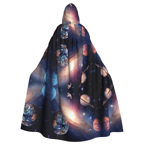 Gongjuy Universe Planet Party-Umhang für Erwachsene, Halloween, Zauberer, Übergröße, Horror-Umhang mit Kapuze Gongjuy Universe Planet Party-Umhang für Erwachsene, Halloween, Zauberer, Übergröße, Horror-Umhang mit Kapuze von Gongjuy