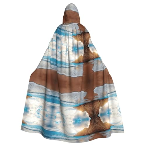 Gongjuy Wasserrausch zum tropischen Strand für Erwachsene, Party-Umhang, Bekleidungszubehör, Halloween-Zauberer, Übergröße, Horror-Umhang mit Kapuze Gongjuy Wasserrausch zum tropischen Strand für Erwachsene, Party-Umhang, Bekleidungszubehör, Halloween-Zauberer, Übergröße, Horror-Umhang mit Kapuze von Gongjuy