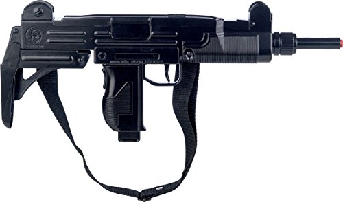 Gonher 134/6 - Maschinenpistole Metall 12-Schuss, schwarz von Gonher