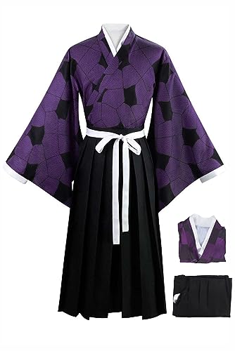 Gonriya Kokushibo Cosplay Kostüm für Erwachsene Tsugikuni Michikatsu Kimono Umhang Halloween Outfit Gonriya Kokushibo Cosplay Kostüm für Erwachsene Tsugikuni Michikatsu Kimono Umhang Halloween Outfit von Gonriya