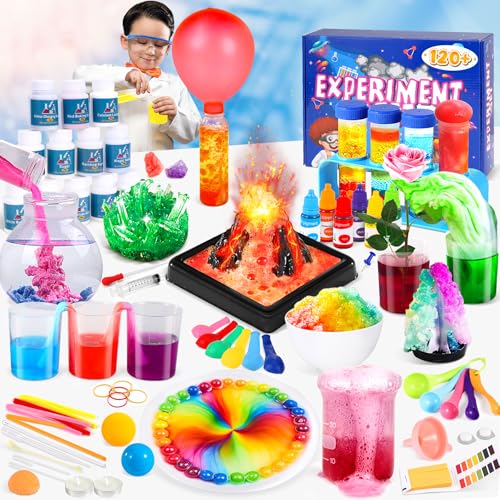 Gontence 120+ Experimente für Kinder, Spielzeug ab 6 7 8 9 10 11 12 Jahre Jungen MäDchen, Experimentierkasten Chemiebaukasten Kristalle ZüChten, Geschenk MäDchen Junge Gontence 120+ Experimente für Kinder, Spielzeug ab 6 7 8 9 10 11 12 Jahre Jungen MäDchen, Experimentierkasten Chemiebaukasten Kristalle ZüChten, Geschenk MäDchen Junge von Gontence