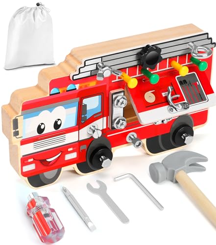 Gontence Montessori 3 4 Jahre – Spielzeug für Kinder 3 4 5 6 Jahre – Montessori Brett – Spielzeug aus Holz Mädchen Jungen – Laufbahn Motorik Fein Kinder von Gontence