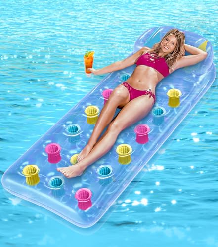 Gontence Wassermatratze - Wasserhängematte Erwachsene - Luftmatratze Wasser - Luftmatratze Pool Pool Matratze Pool Zubehör - Schwimmtiere für Den Pool Wasser Hängematte Gontence Wassermatratze - Wasserhängematte Erwachsene - Luftmatratze Wasser - Luftmatratze Pool Pool Matratze Pool Zubehör - Schwimmtiere für Den Pool Wasser Hängematte von Gontence
