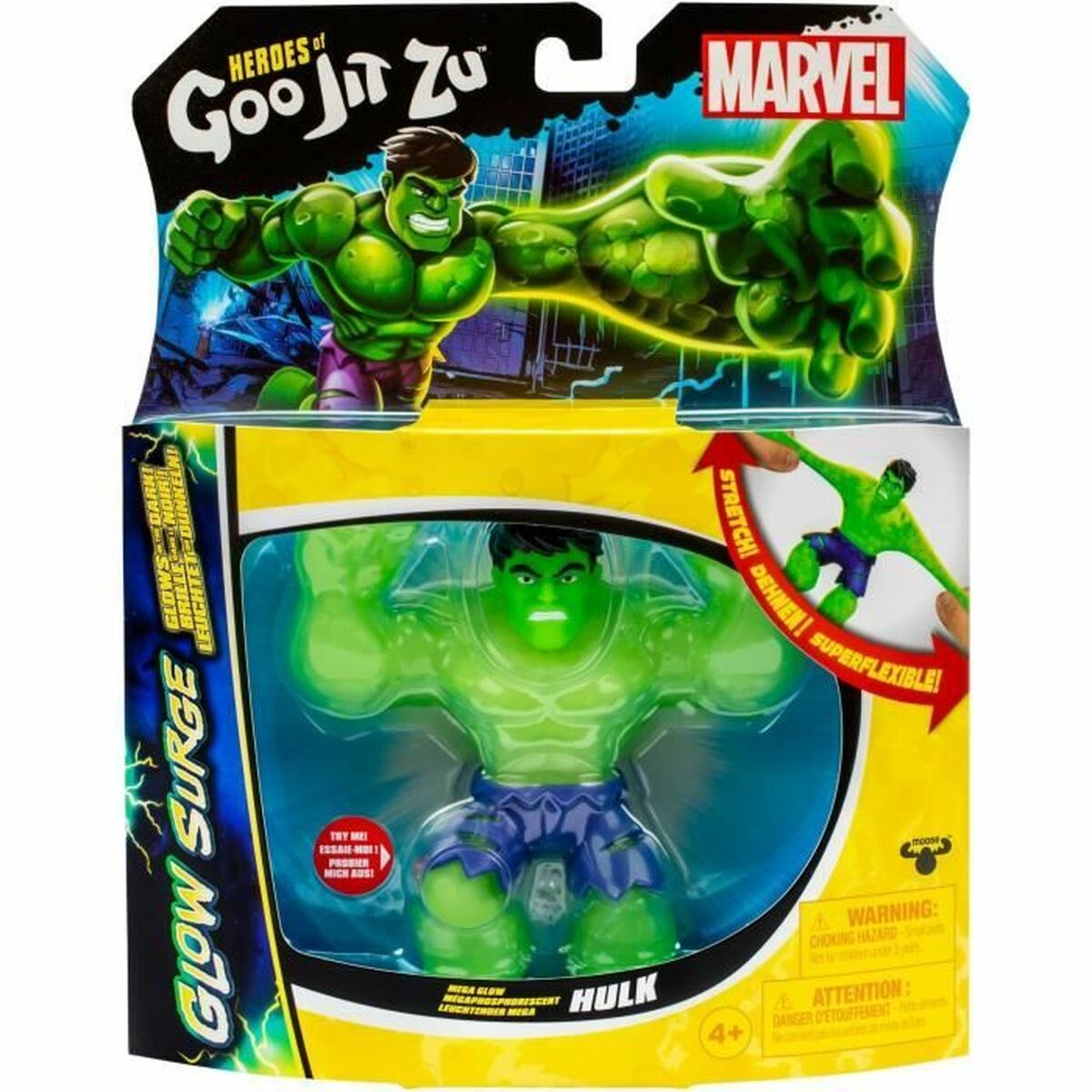 Actionfiguren Goo Jit Zu Hulk Glow Surge Actionfiguren Goo Jit Zu Hulk Glow Surge von Goo Jit Zu