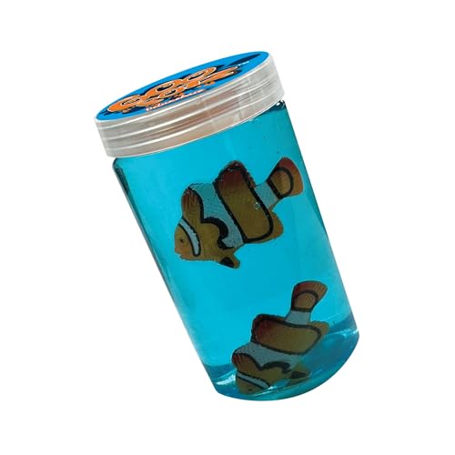 GooPotz - Clownfisch von Deluxebase Bunte sensorische Schleim Spielzeug mit einer Clownfisch-Figur Dehnbarer Schleimkitt und Tierspielzeug für Kinder GooPotz - Clownfisch von Deluxebase Bunte sensorische Schleim Spielzeug mit einer Clownfisch-Figur Dehnbarer Schleimkitt und Tierspielzeug für Kinder von GooPotz