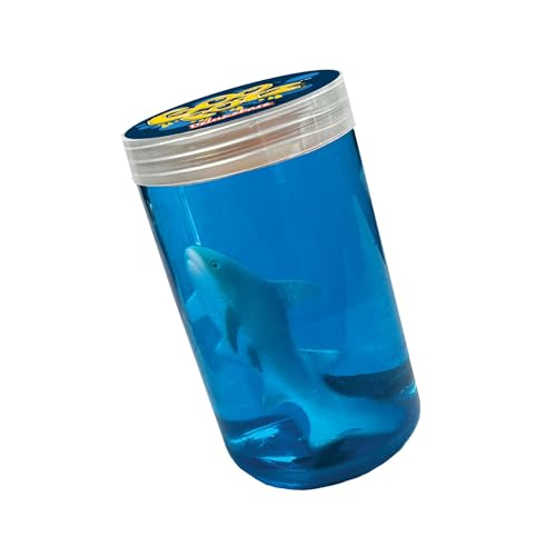 GooPotz - Hai von Deluxebase - Bunte sensorische Schleim Spielzeug mit Haifischfigur - Dehnbarer Schleimkitt und Tierspielzeug für Kinder GooPotz - Hai von Deluxebase - Bunte sensorische Schleim Spielzeug mit Haifischfigur - Dehnbarer Schleimkitt und Tierspielzeug für Kinder von GooPotz