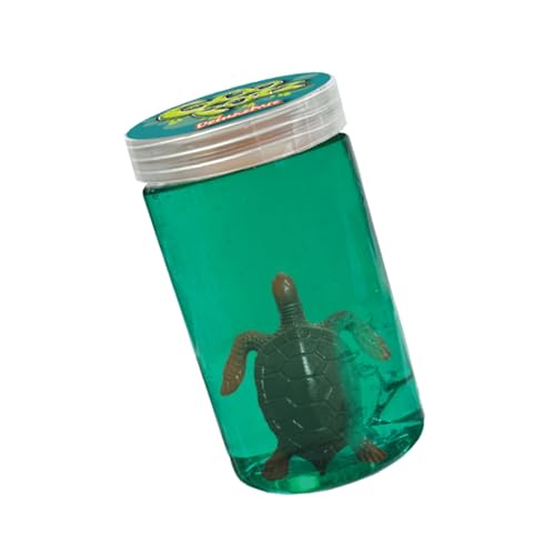 GooPotz - Meeresschildkröte von Deluxebase Bunte sensorische Schleim Spielzeug mit Meeresschildkröte Figur Stretchy Slime Putty und Tierspielzeug für Kinder GooPotz - Meeresschildkröte von Deluxebase Bunte sensorische Schleim Spielzeug mit Meeresschildkröte Figur Stretchy Slime Putty und Tierspielzeug für Kinder von GooPotz
