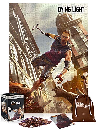 Good Loot Dying Light Kyle Cane - 1000 Teile Puzzle für Erwachsene und Kinder ab 14 Jahren - 68x48cm Gaming Puzzle mit Poster und Tragetasche - Dying Light Merchandise von Good Loot