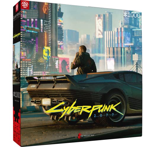 Good Loot Gaming Puzzle Cyberpunk 2077 Mercenary on the Rise Puzzles Computerspiel Spielepuzzles für Jugendliche und Erwachsene Freizeitideen Inspiriert Durch ein Computerspiel | 1000 Teile | 68x48 cm von Good Loot