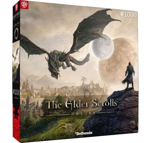 Good Loot Gaming Puzzle Elder Scrolls Elsweyr Computerspiel Spielepuzzles für Jugendliche und Erwachsene Freizeitideen Inspiriert Durch EIN Computerspiel | 1000 Teile | 68 x 48 cm von Good Loot