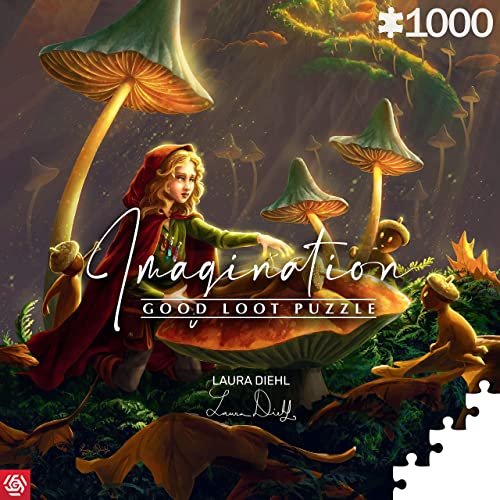 Good Loot Puzzle Imagination Serie Laura Diehl von Acorns Detaillierte Abbildung Helle Farben Langlebiges Produkt Zahlreiche Stunden Spaß Familie Unterhaltung | 1000 Teile | 68 x 48cm von Good Loot