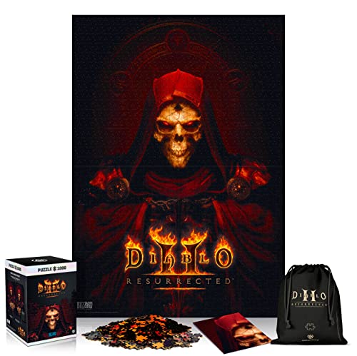 Diablo II: Resurrected | 1000 Teile Puzzle | inklusive Poster und Tasche | 68 x 48 | für Erwachsene und Kinder ab 14 Jahren | ideal für Weihnachten und Geschenk | Spiel-Artwork Motiv von Good Loot