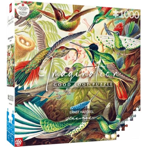 Good Loot GDL24679 Ernst Haeckel Hummingbirds Puzzle, Multicolor von Good Loot