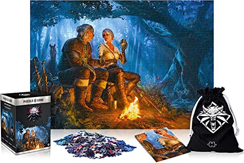 Good Loot The Witcher Journey of Ciri Puzzlespiel | Inklusive Poster und Tasche | Spiel-Artwork Motiv | Der Hexer | Für Erwachsene und Teenager | Gamer Geschenk | Weihnachten | 1000 Teile | 68x48 cm von Good Loot