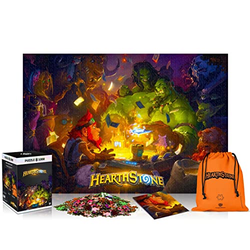 Hearthstone: Heroes of Warcraft | 1000 Teile Puzzle | inklusive Poster und Tasche | 68 x 48 | für Erwachsene und Kinder ab 14 Jahren | ideal für Weihnachten und Geschenk | Spiel-Artwork Motiv von Good Loot