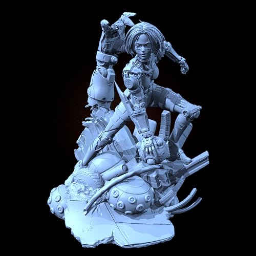 GoodFYouth 1/18 Sci-Fi Agent Female Warrior Resin Model Kit Unbemalt und unmontiert Soldier Resin Model Kit //A4S7O4 von GoodFYouth