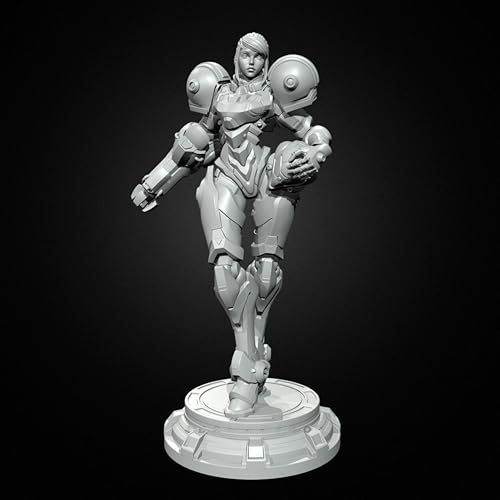 GoodFYouth 1/24 Sci-Fi Agent Female Samurai Resin Model Kit Unbemalt und unmontiert Soldat Resin Model Kit //H9B3Z6 von GoodFYouth