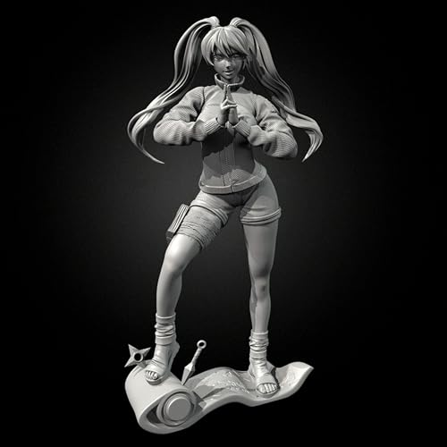 GoodFYouth 1/24 Science Fiction Agentin Soldatin Resin Modell bausatz Unbemalter und unmontierter Soldaten-Resin-Modellbausatz // v2i7O9 von GoodFYouth